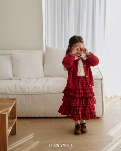 【予約】mellow kankan skirt  / bananaj (XS-JS)