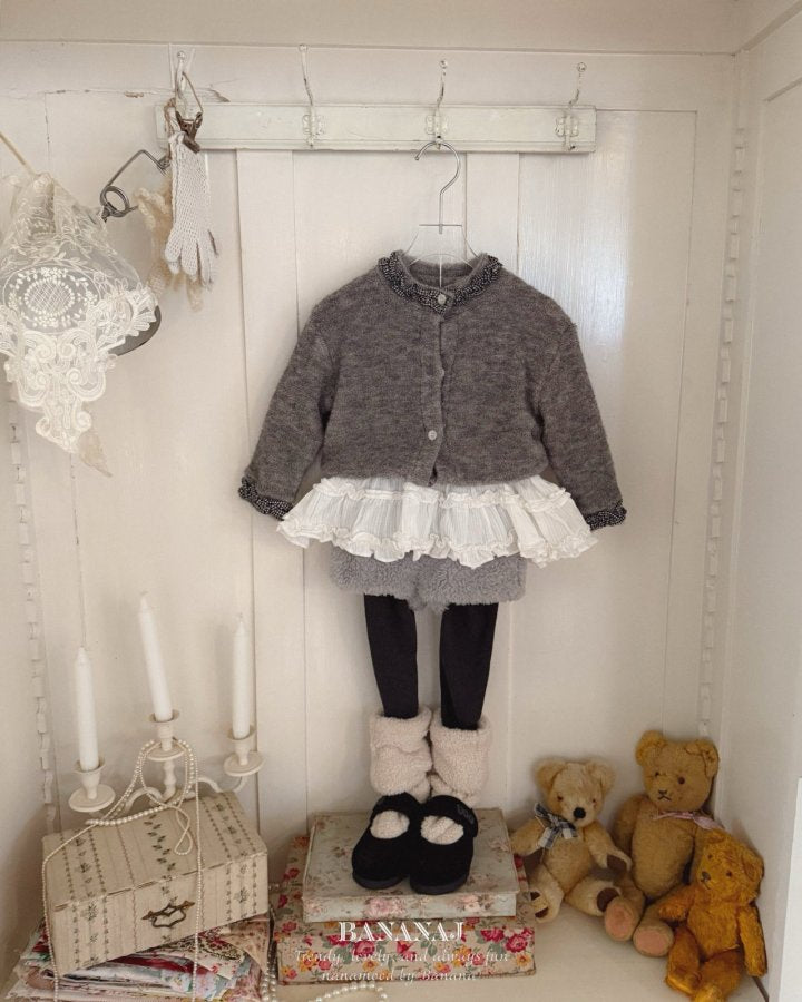 【予約】bebe ruffle frill T  / nanamood  (6m-18m)