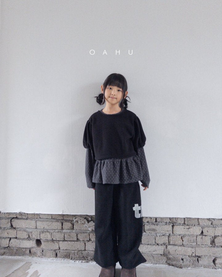 【予約】dot frill T  /  oahu (S-JXL)