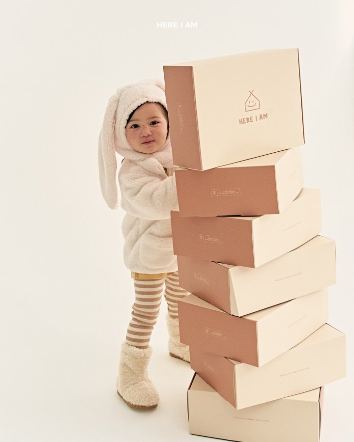 【予約】kinder fleece jacket  / here i am 1 (JS-JL)