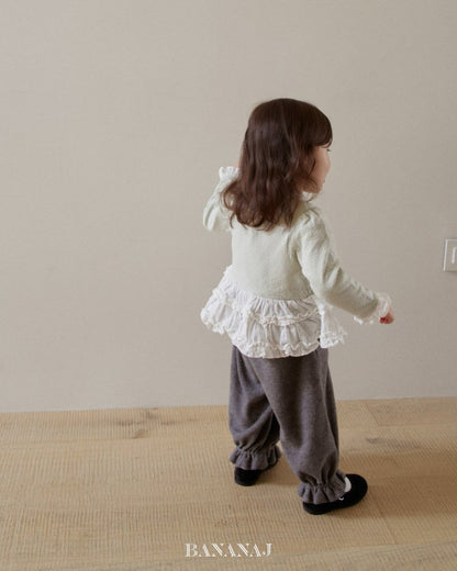 【予約】bebe ruffle frill T  / nanamood  (6m-18m)