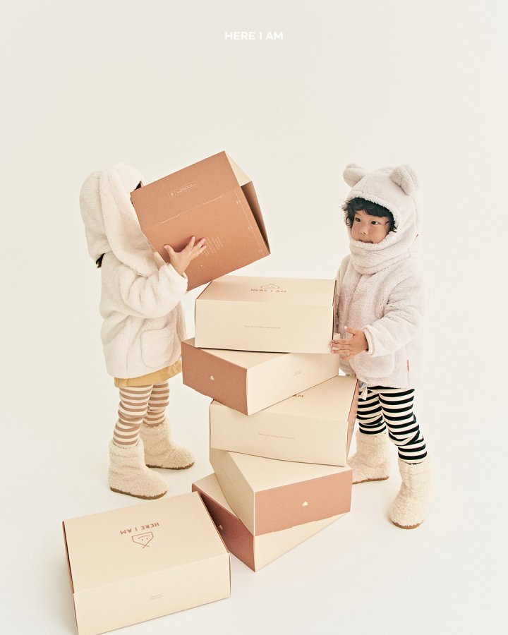 【予約】kinder fleece jacket  / here i am 1 (JS-JL)