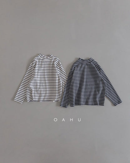 【予約】basic border polo T  /  oahu (S-JXL)