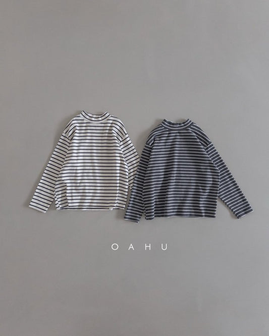 【予約】basic border polo T  /  oahu (S-JXL)