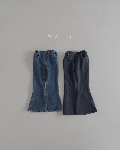 【予約】bootscut denim pants / oahu (S-JXL)  세모부츠컷데님
