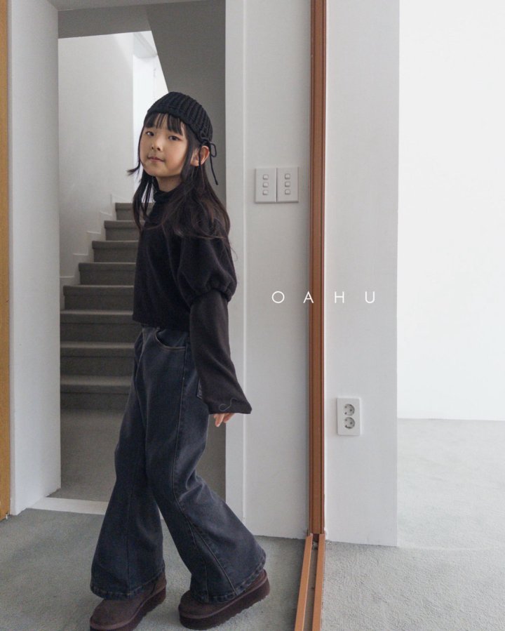 【予約】bootscut denim pants / oahu (S-JXL)  세모부츠컷데님