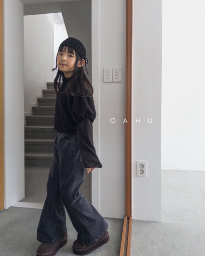 【予約】bootscut denim pants / oahu (S-JXL)  세모부츠컷데님