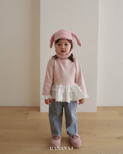 【予約】bebe ruffle frill T  / nanamood  (6m-18m)