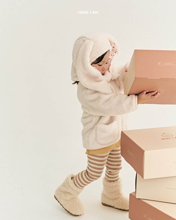 【予約】kinder fleece jacket  / here i am 1 (JS-JL)