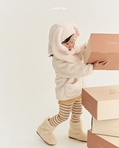 【予約】kinder fleece jacket  / here i am 1 (JS-JL)