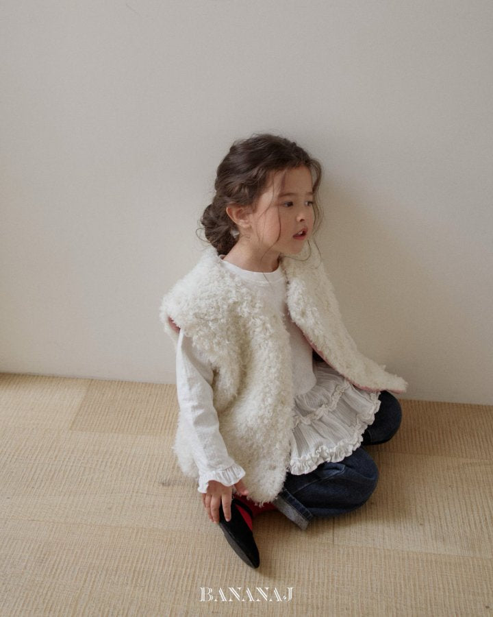 【予約】bebe ruffle frill T  / nanamood  (6m-18m)