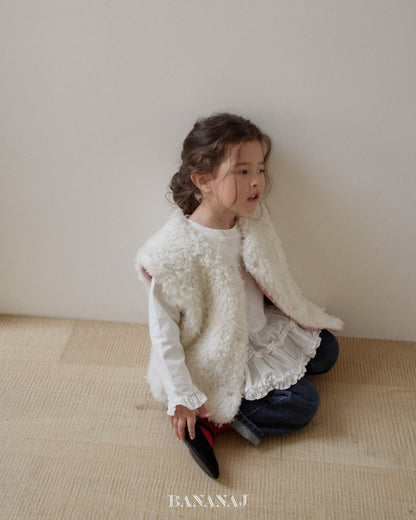 【予約】bebe ruffle frill T  / nanamood  (6m-18m)