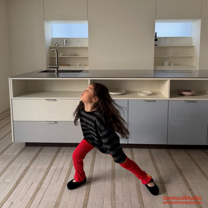 【予約】cocoa border T  / cantucci studio (XS-XL, Adult)