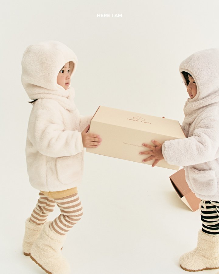 【予約】kinder fleece jacket  / here i am 1 (JS-JL)