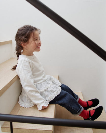 【予約】bebe ruffle frill T  / nanamood  (6m-18m)