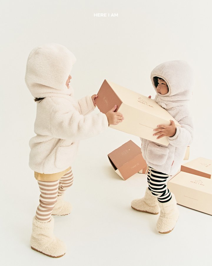 【予約】kinder fleece jacket  / here i am 1 (JS-JL)