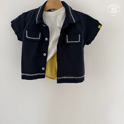 【予約】wave shirt / goubebe물결