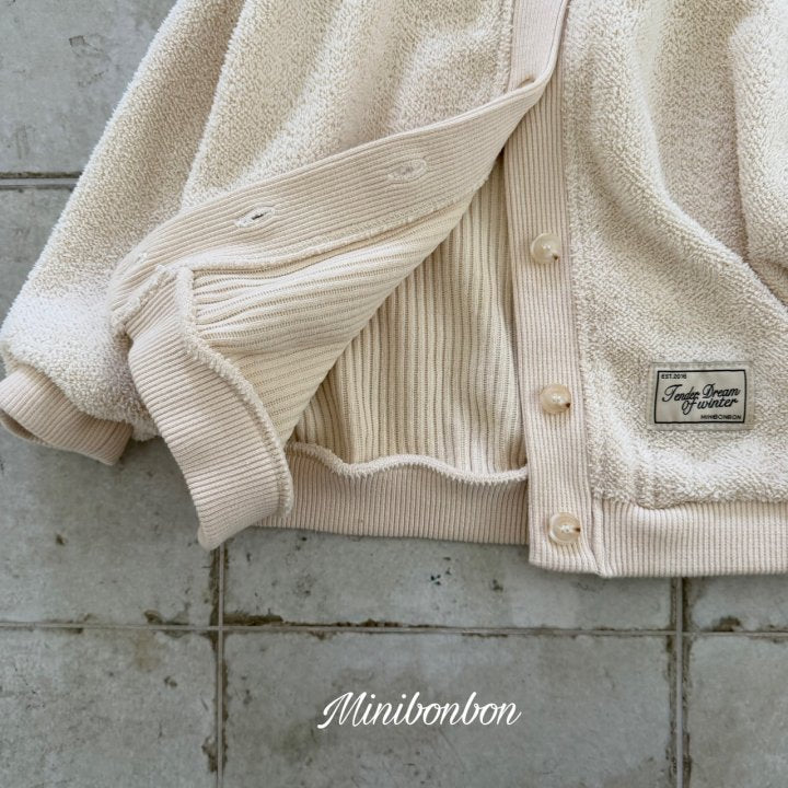 【予約】vison cardigan  / minibonbon (XS-JL)