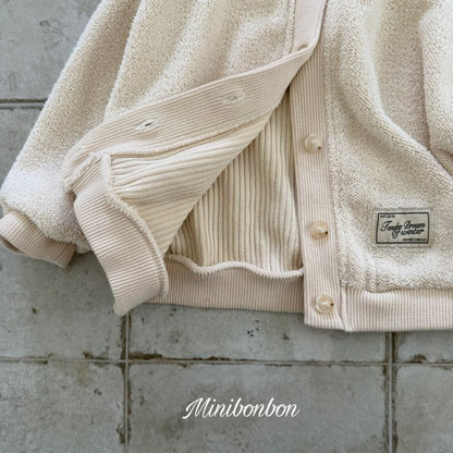 【予約】vison cardigan  / minibonbon (XS-JL)