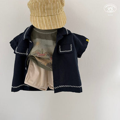 【予約】wave shirt / goubebe물결