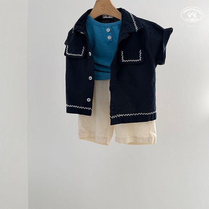 【予約】wave shirt / goubebe물결