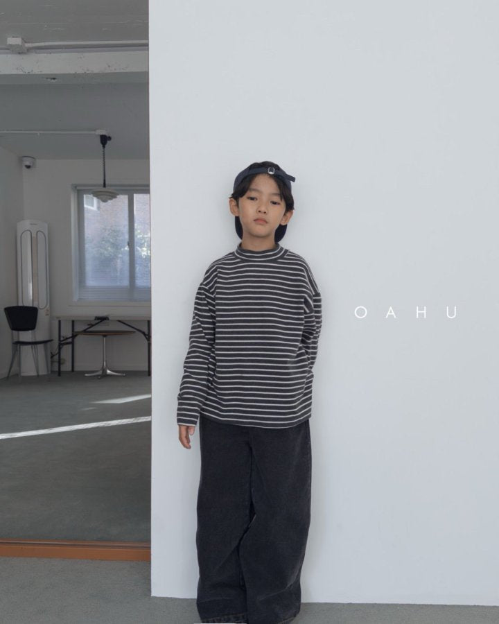 【予約】basic border polo T  /  oahu (S-JXL)