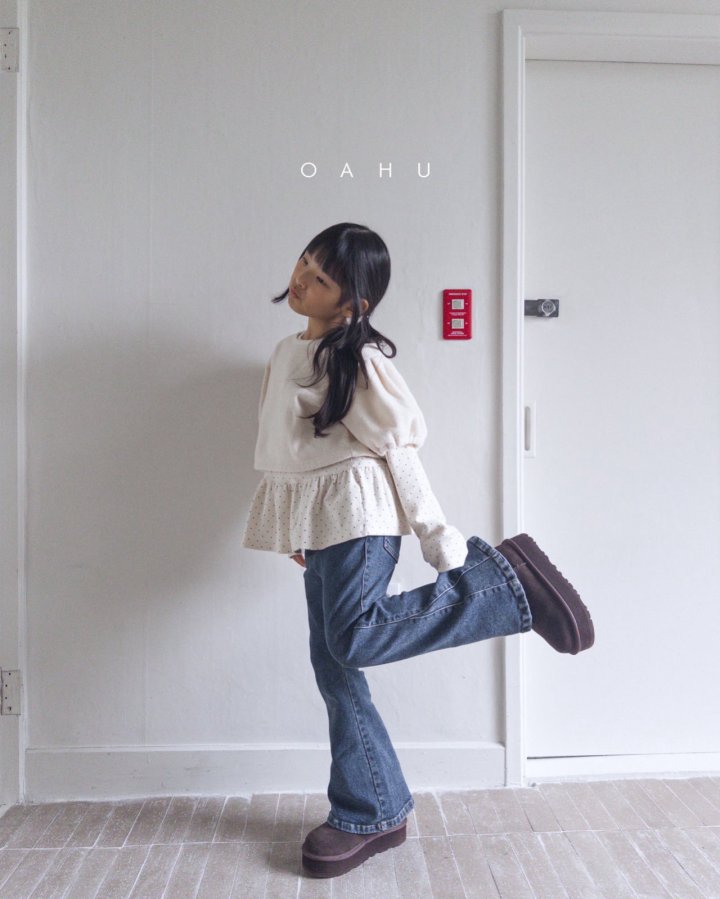 【予約】bootscut denim pants / oahu (S-JXL)  세모부츠컷데님