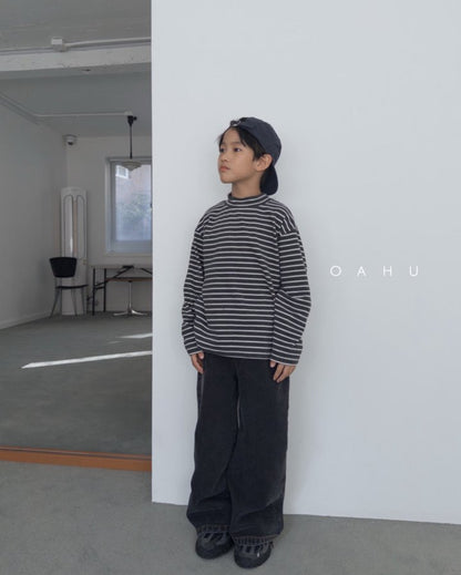 【予約】basic border polo T  /  oahu (S-JXL)