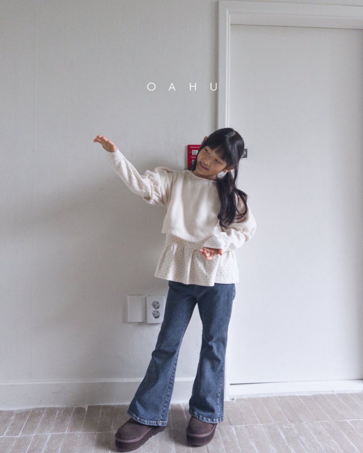 【予約】bootscut denim pants / oahu (S-JXL)  세모부츠컷데님