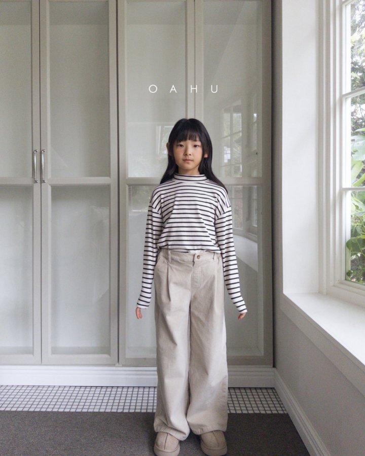 【予約】basic border polo T  /  oahu (S-JXL)