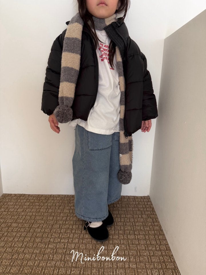 【予約】border muffler  / minibonbon