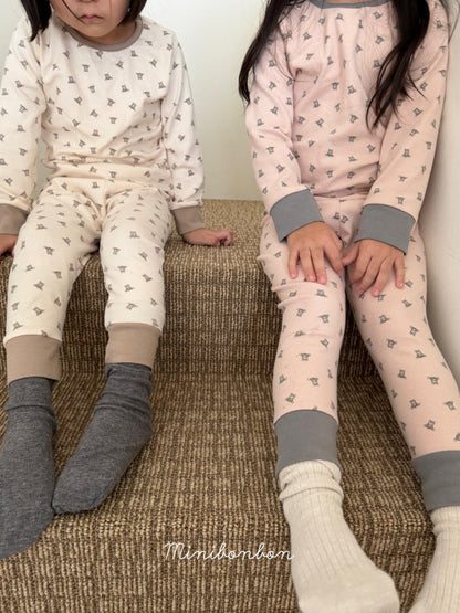 【予約】mini bear room wear  / minibonbon (XS-XL)