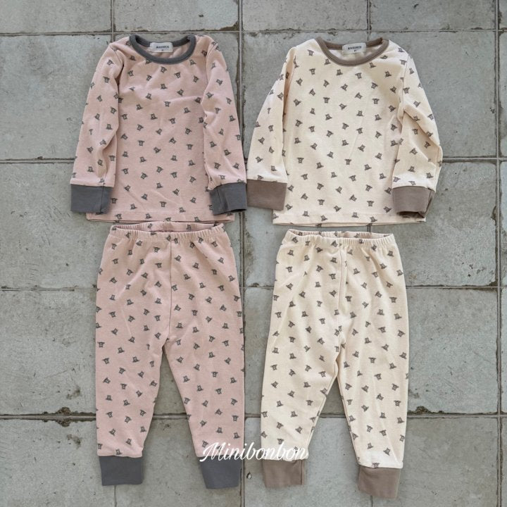 【予約】mini bear room wear  / minibonbon (XS-XL)