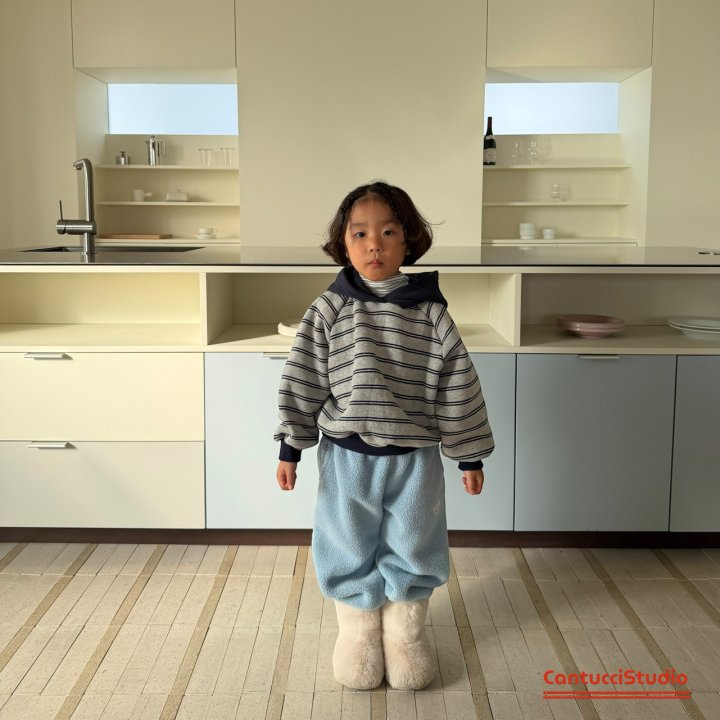 【予約】beat bicolor hoodie  / cantucci studio (XS-XL)