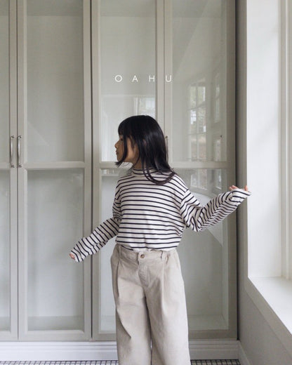 【予約】basic border polo T  /  oahu (S-JXL)