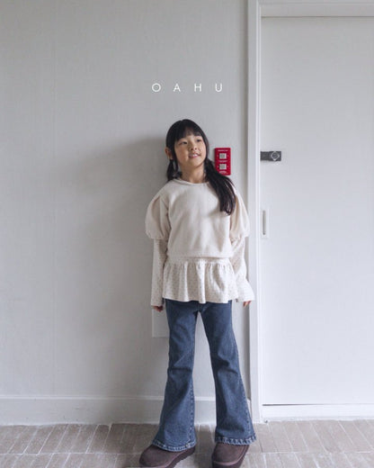 【予約】bootscut denim pants / oahu (S-JXL)  세모부츠컷데님