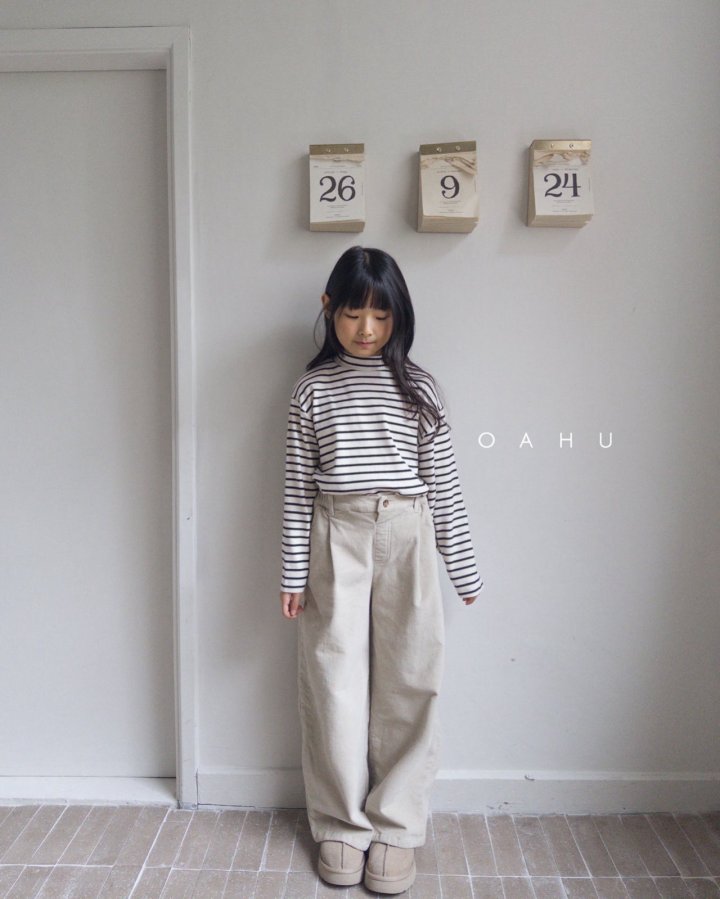 【予約】basic border polo T  /  oahu (S-JXL)