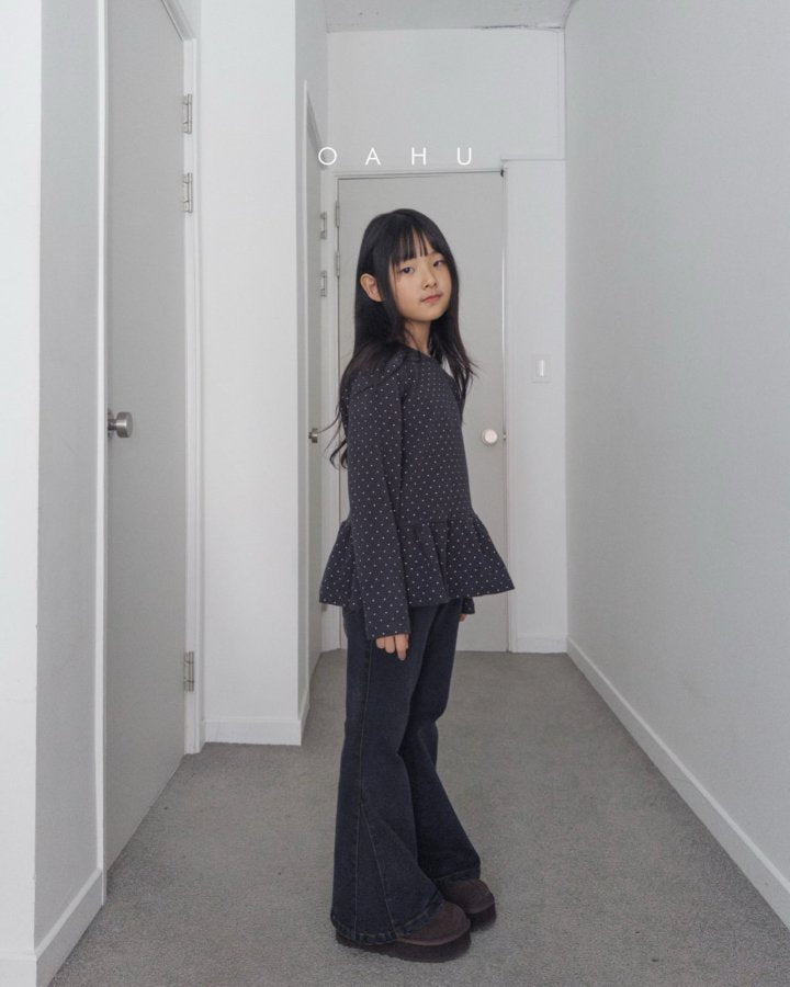 【予約】bootscut denim pants / oahu (S-JXL)  세모부츠컷데님