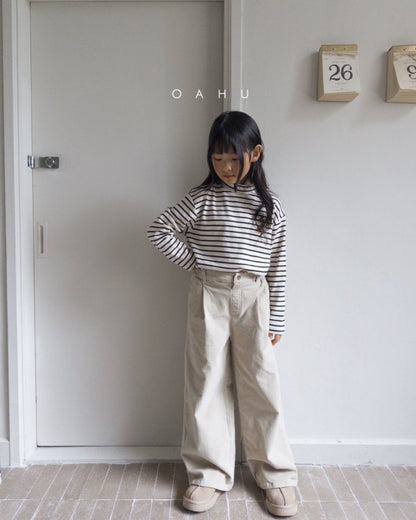 【予約】basic border polo T  /  oahu (S-JXL)