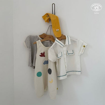 【予約】wave shirt / goubebe물결