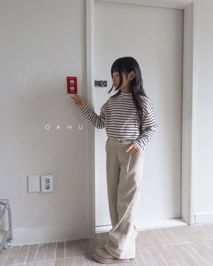 【予約】basic border polo T  /  oahu (S-JXL)