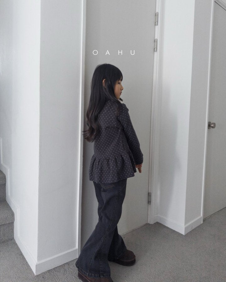 【予約】bootscut denim pants / oahu (S-JXL)  세모부츠컷데님