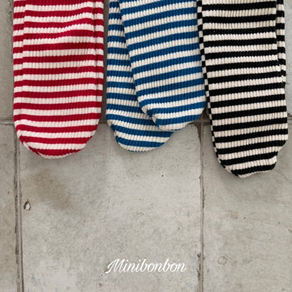 【予約】friends border socks  / minibonbon