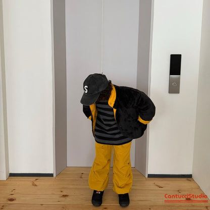 【予約】cocoa border T  / cantucci studio (XS-XL, Adult)