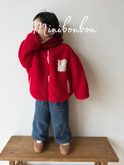 【予約】choco denim pants / minibonbon (XS-JL)