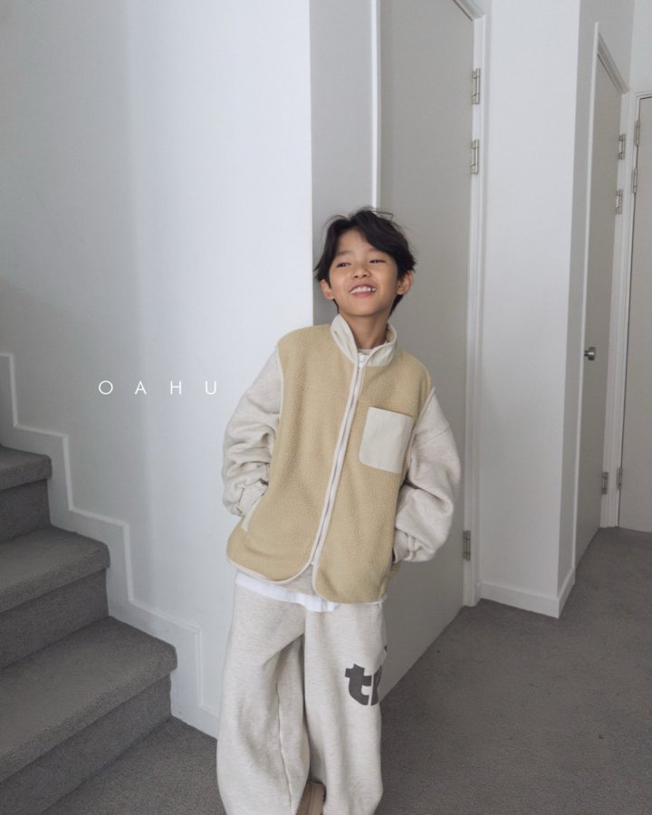 【予約】land fleece vest / oahu (S-JXL)