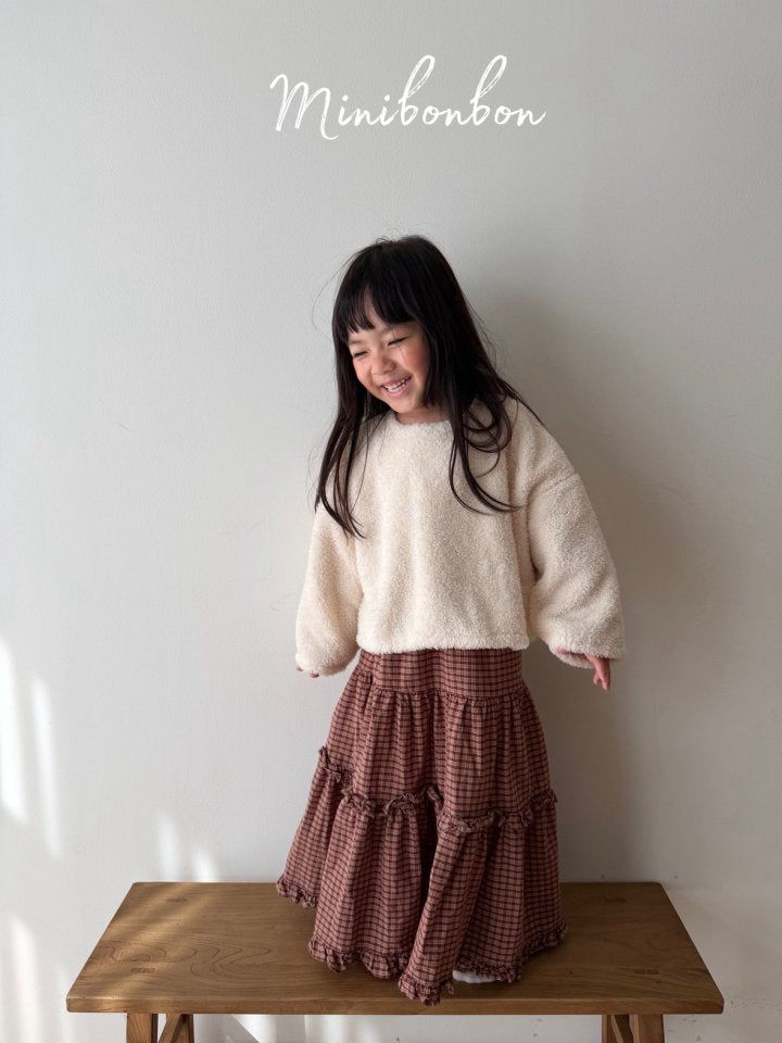 【予約】winter skirt / minibonbon (XS-JS,MOM)