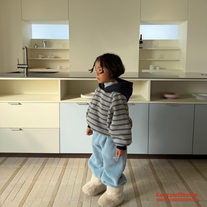 【予約】beat bicolor hoodie  / cantucci studio (XS-XL)