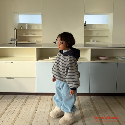 【予約】beat bicolor hoodie  / cantucci studio (XS-XL)