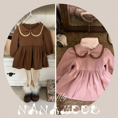 【予約】rosie ribbon one-piece  / nanamood  (6m-18m)